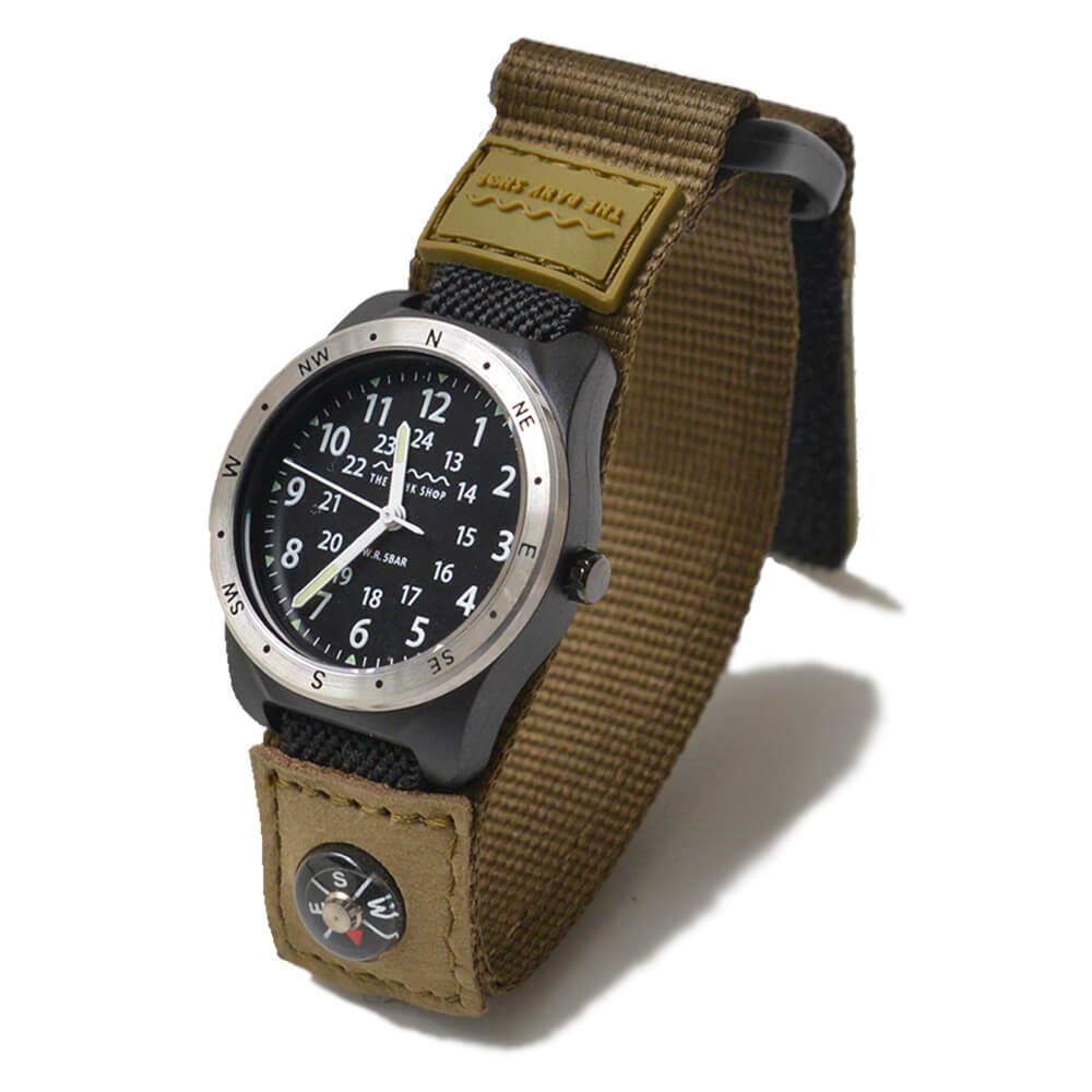 

Парк WATERBOY WATCH Военные аналоговые часы от Olive [The Shop] Детские Seiko, Детские Бесплатные, оливковый