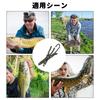 PAVIKE Fish Catcher, Fish Grip, Crocodile Grip, Fishing Pliers, Easy Grip, Portable, Toothed Design, Non-Slip, Fishing Tackle (Green)