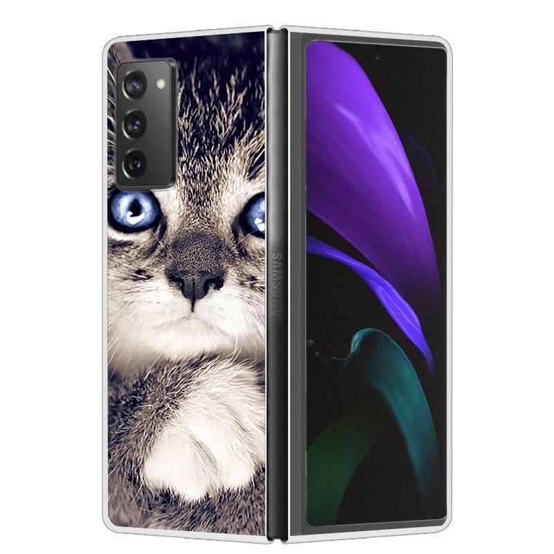 Cool Case For Samsung Z Fold 6 5 4 3 Case Hard Clear Plastic Cover For Samsung Galaxy Z Fold 2 5 6 Phone Case Funda ZFold2 Coque