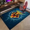 1PC CF Football Emblem Rug Game Carpet, Floor Mat for Bedroom Living Room Entryway Rug, Home Decor Idea Gift for Christmas birthday