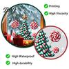 Holiday Party Supplies for Home Candy Christmas Tree Window Static Sticker, Waterproof PVC Removable Seasonal Glass Stickers Clings, Decorative Decal