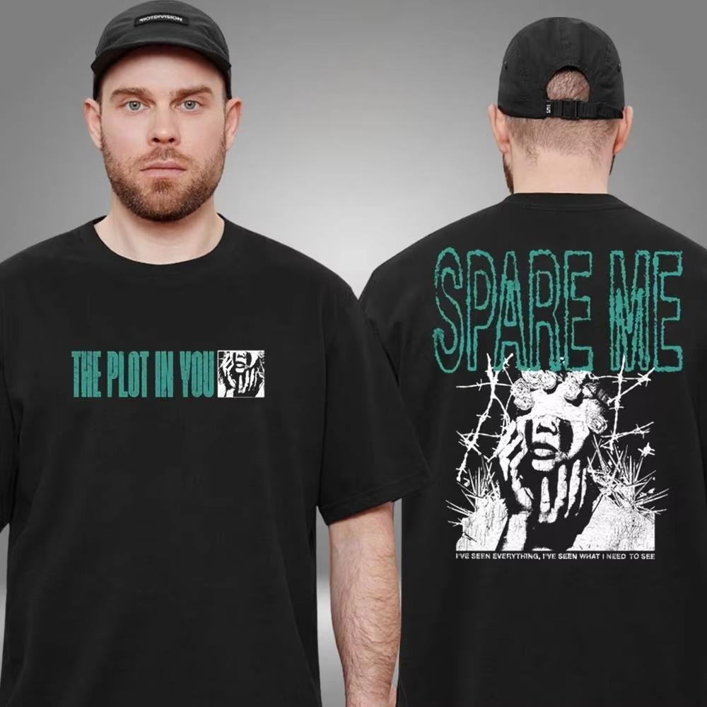 The Plot in You Spare Me Two Sided Unisex TShirt Is for Both Unisex and Women Top Y2k Summer S