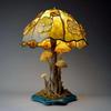 Mushroom Table Lamp, Bedside Table Lamp, 5.9In Bohemian Night Light, Painting Mushroom Table Lamp, Christmas Decoration Bedroom Living Room Home