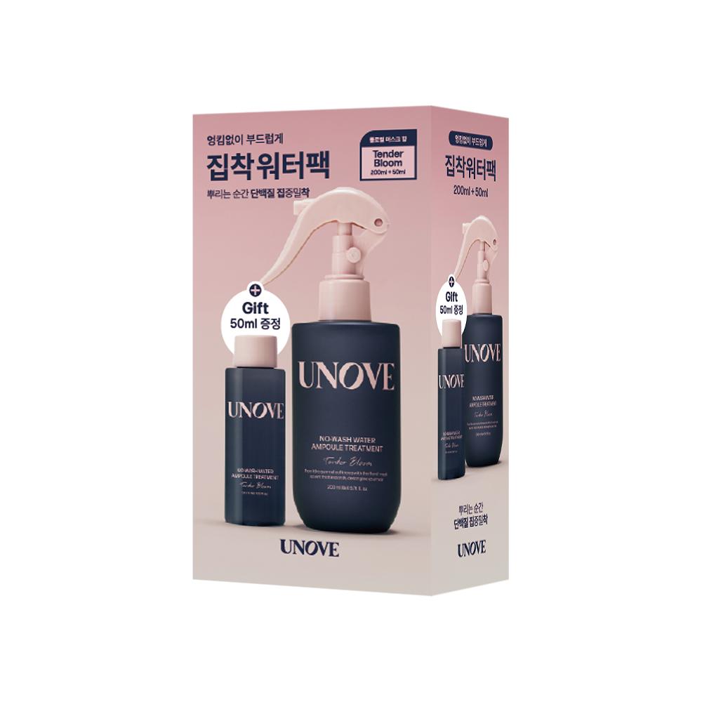 UNOVE No-Wash Water Ampoule Treatment Leave-In Hair Repair Care 200ml + 50ml