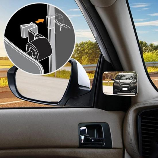 Car Rear View Convex Blind Spot Mirror 360°Wide Angle Safety Parking Auxiliary