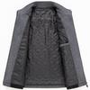Autumn and Winter Woolen Men's Jacket Middle-aged Men's Woolen Jacket Short Stand-up Collar Jacket Casual Business Men's Clothing