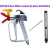 Airless Sprayer Filter Set for Graco 390 395 490 495 595 3400 Sprayer, 3 Kinds of Straw Filter Spray Pump Inner Core Filter Gun Filter, 246385 246384