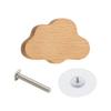 No-Drill Wooden Drawer Cabinet Handles Wooden Drawer Cabinet Knobs Easy Installation Furniture Pulls Animal Shape Design