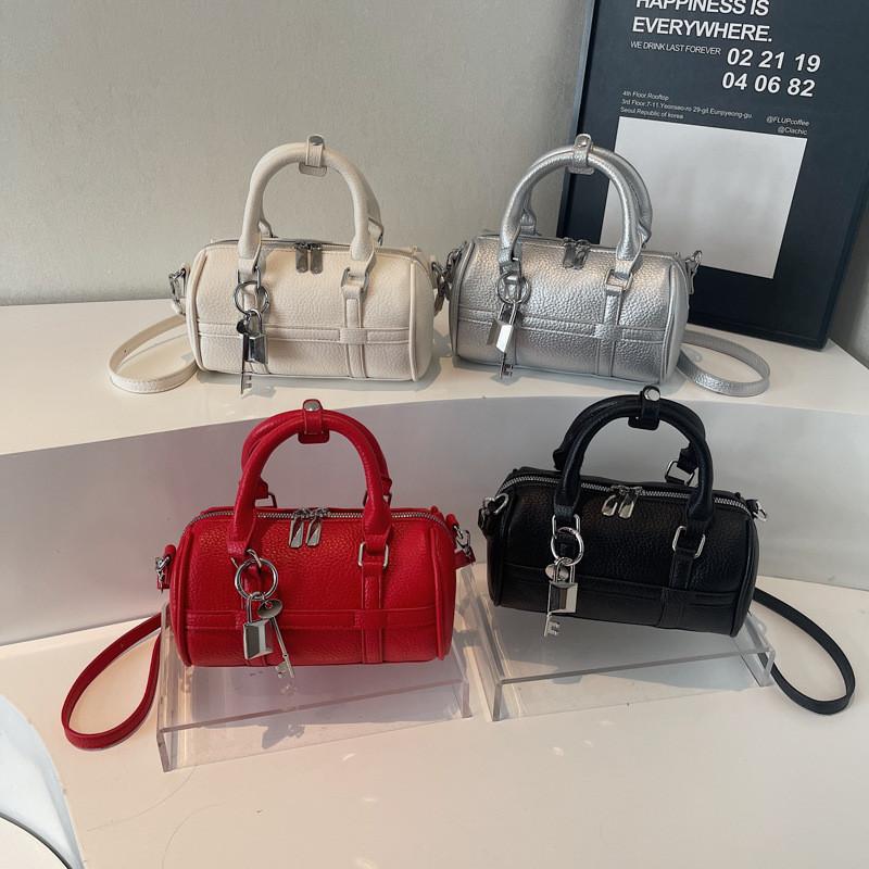 Solid Colorbag Women Summer Pu Casual Crossbody Bag With Zipper Closure For Daily Use