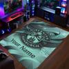 Crystal Velvet Rug Hibernian FC Print Custom Name Text Floor Mat Home Decor
