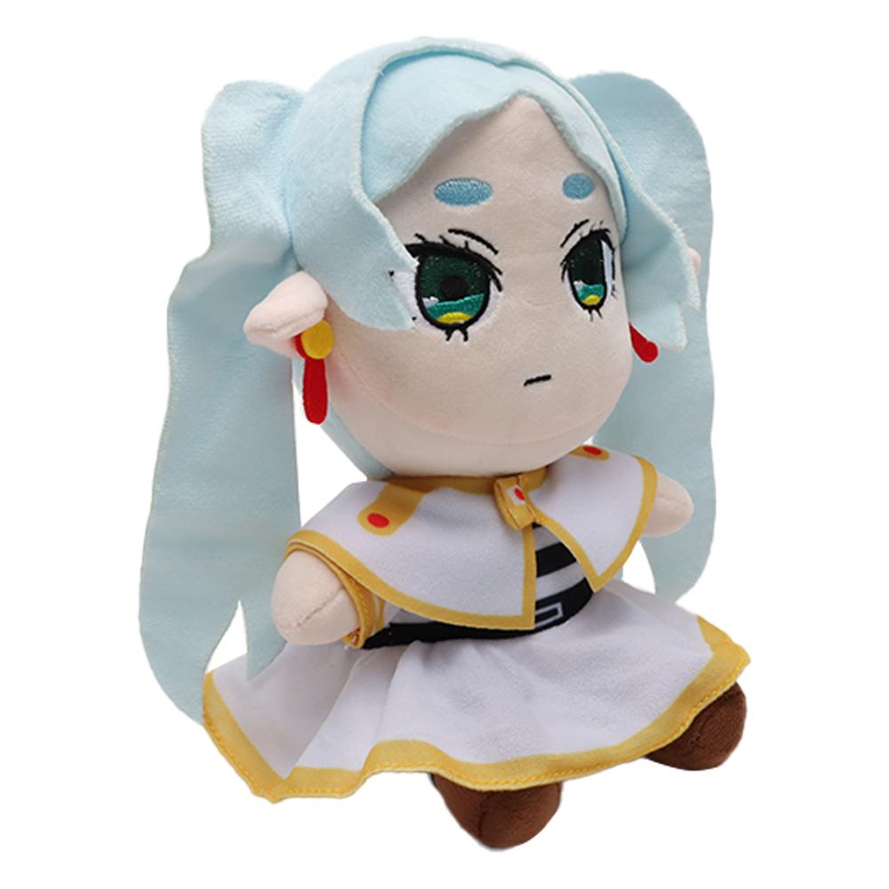 22cm Cute Frieren At The Funeral Plush Toy Cute Cartoon Anime Figure Frieren Plushie Doll Stuffed Anime Periphery Toys Fans Gift