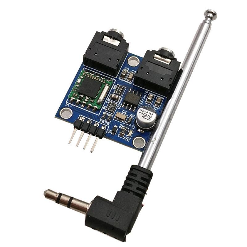 Radio Station Tea5767 Fm Stereo Radio Module For 76-108Mhz With Free Cable Antenna