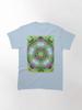Pentangle Pastel Shades Multicolored Kaleidoscope Pentangle Pattern 4 Classic T-Shirt