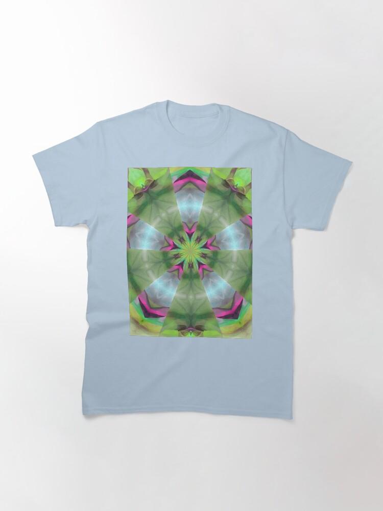 Pentangle Pastel Shades Multicolored Kaleidoscope Pentangle Pattern 4 Classic T-Shirt