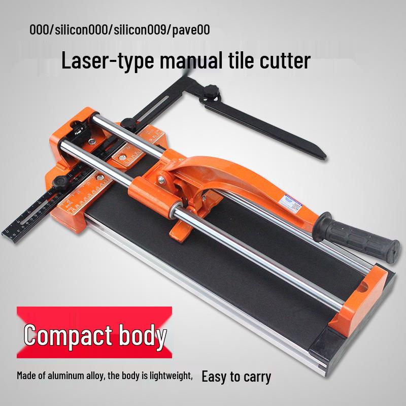 800mm High-Precision Manual Tile Cutter with Dual-Track Aluminum Alloy System
