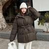 Streetwear Winter Parkas Women Down Padded Jacket Loose Hooded Coats Student Outerwear Thicken Warm Overcoat