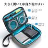 Sanwa Direct Gadget Trip Convenient Storage Pouch, Travel/Business Pouch, Navy, 200-BAGIN005NV