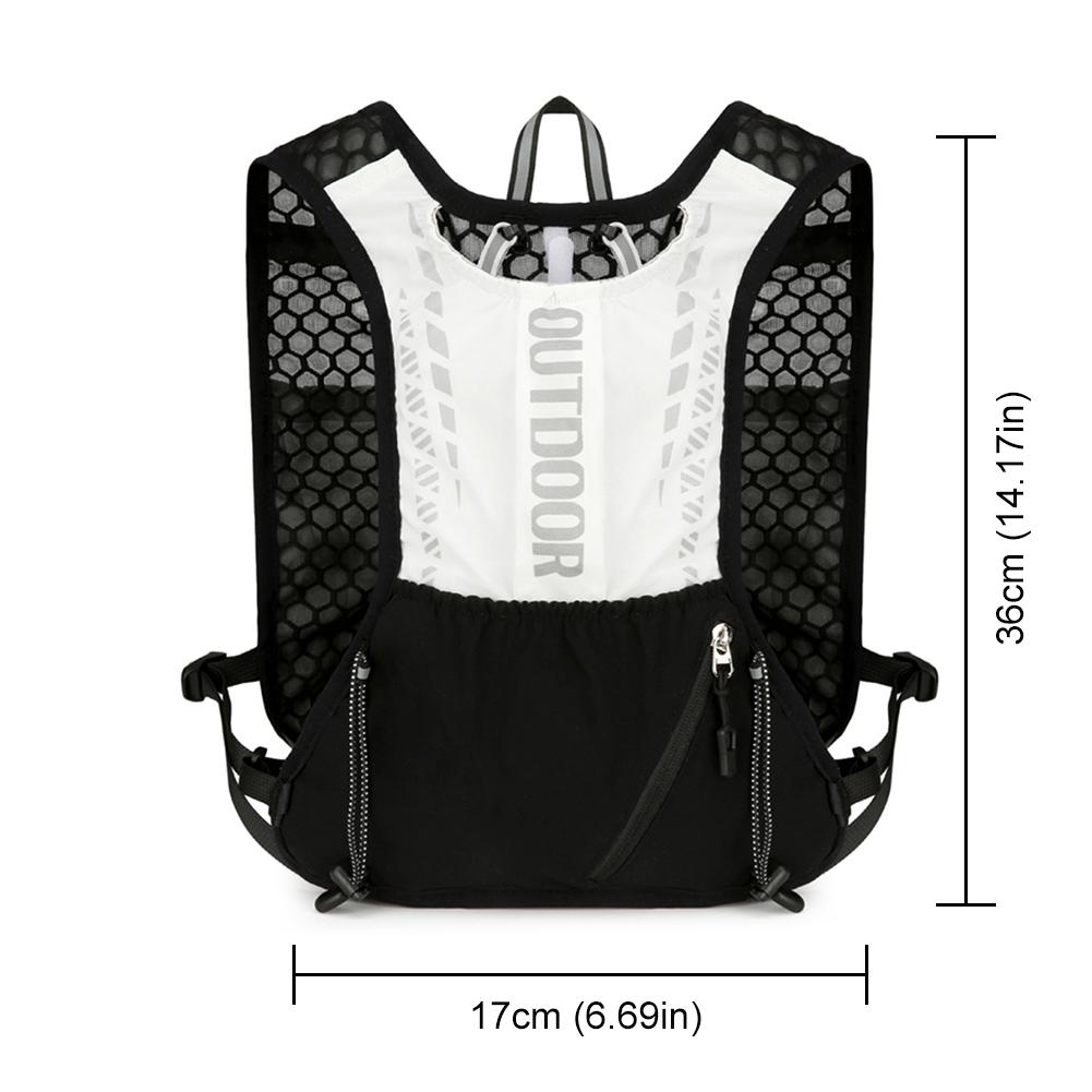 Running Hydrating Vest Backpack Ultralight Hydration Jogging Vest Men Breathable Marathon Bicycle Bag Water Bottle Running Vests