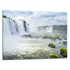 Glasplatte Schneidebrett 52x40 Natur Wasser