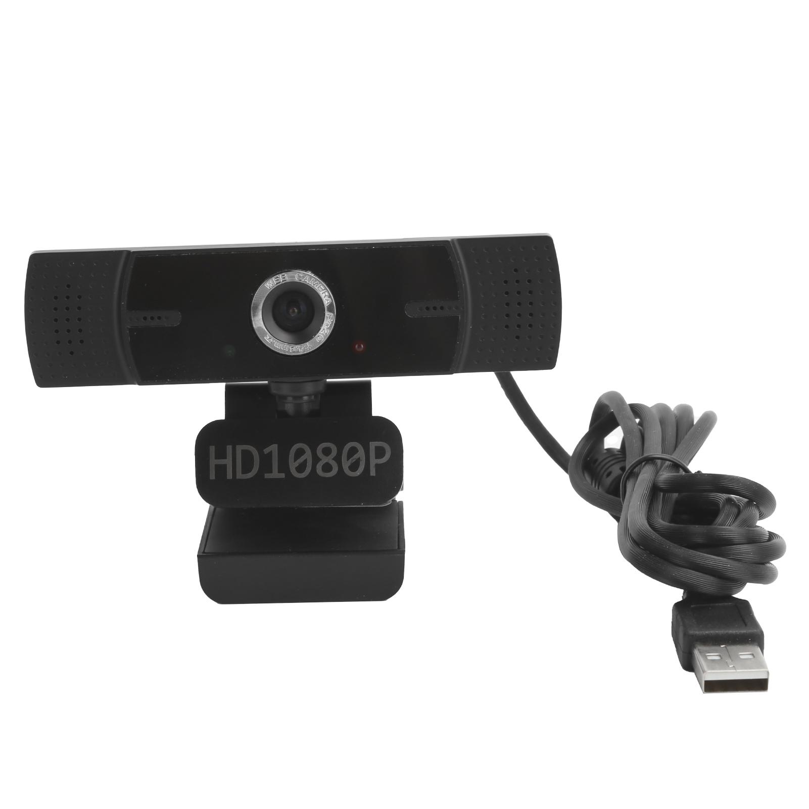 

A45 1080P HD Webcam with Lens Cover USB Plug and Play Computer Conference Learning Live Camera