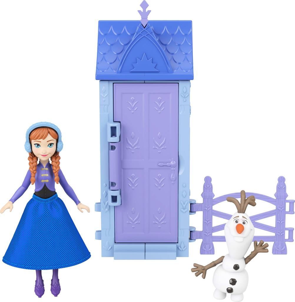 Mattel Frozen Arendelle Animals Elsa Anna and the Little House Dolls House Play Set Mini Dolls Surprise Pack Ages Multi & Dress-Up & 3+ 986A-JFG24