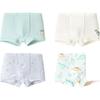Balabala Boys' Cartoon Modal Boxer Briefs 4-Pack