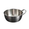 Qianxing Stainless Steel Korean Style Mixing Bowl with Handle