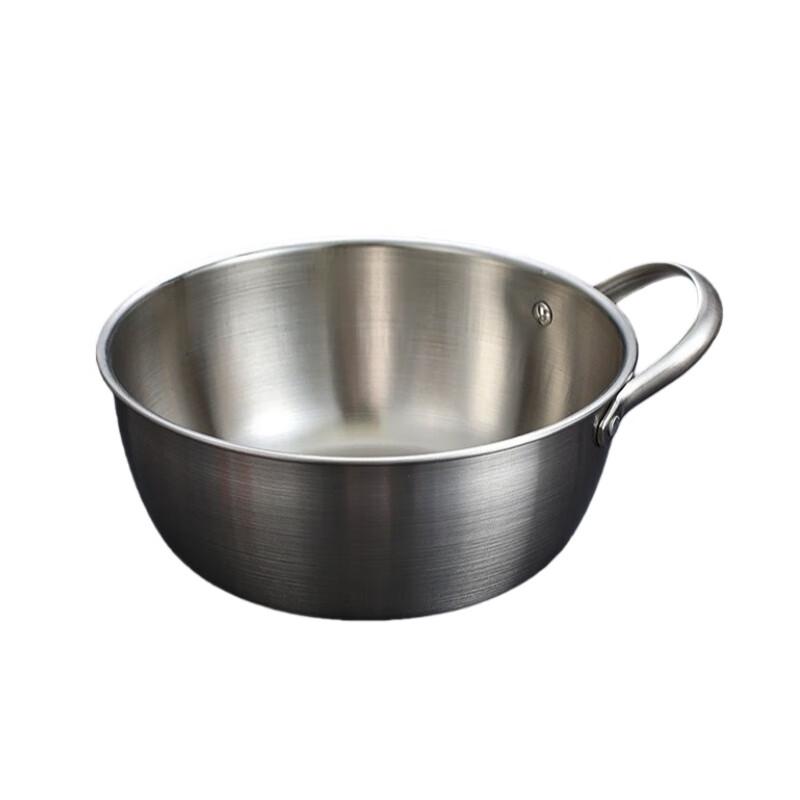 Qianxing Stainless Steel Korean Style Mixing Bowl with Handle