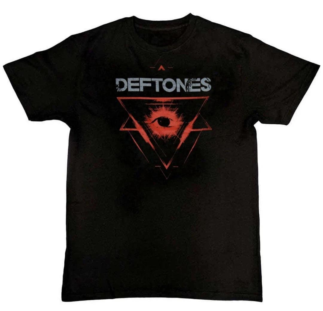 DEFTONES - Triangle Eye Logo Graphic Print Unisex Mens T-Shirt S M L XL 2 3 4 XL M