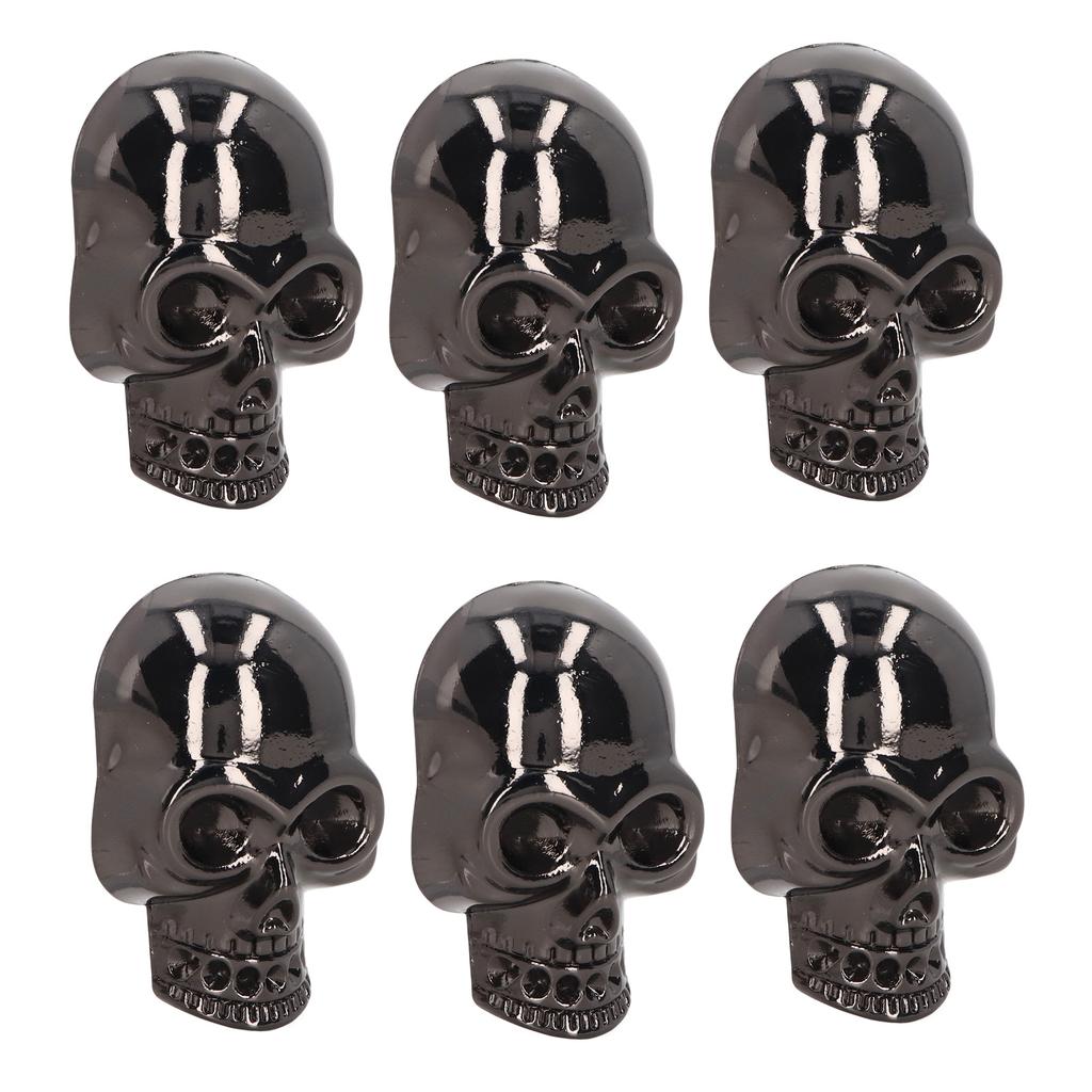 10 st Nits med dödskalle Gotisk stil Trendiga dödskalle-nitar Tillbehör för DIY Skor Kläder Väskor Nej