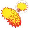 100Pcs Smooth Paper Burst Signs Mini Paper Price Tag Price Tags Promotional Stickers  Retail Store