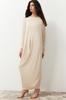 Women's Fashion New Hijab Dress Stone Stylish Knitted Kaftan Dress