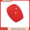 Silikonowa obudowa kluczyka do samochodu Shell Fob dla Renault DACIA Scenic Megane Kangoo Sandero Captur Twingo Modus Protector