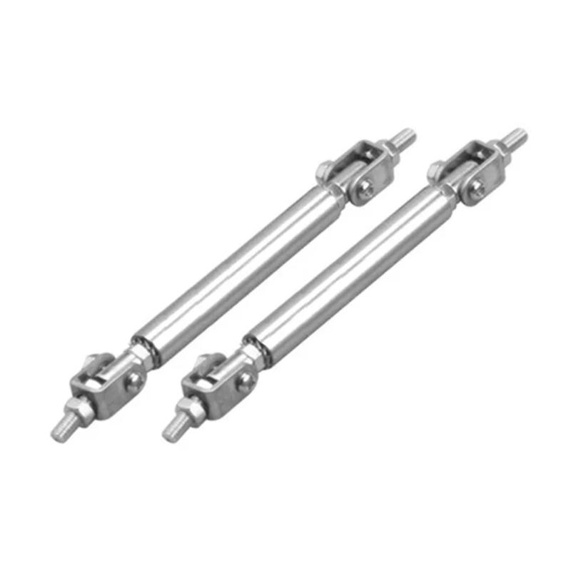 Car Adjustable Front/Rear Bumper Lip Splitter Support Struts Rod Universal Auto Bumper Fasteners Lever 75mm