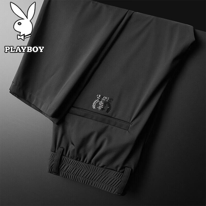 Playboy Men s Summer Ice Silk Quick-Dry Casual Pants 31