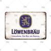 Retro Vintage Germany Paulaner Beer Tin Sign Decorative Plaque Plate Bar Pub Man Cave Kitchen Club Bar Wall Home Decor