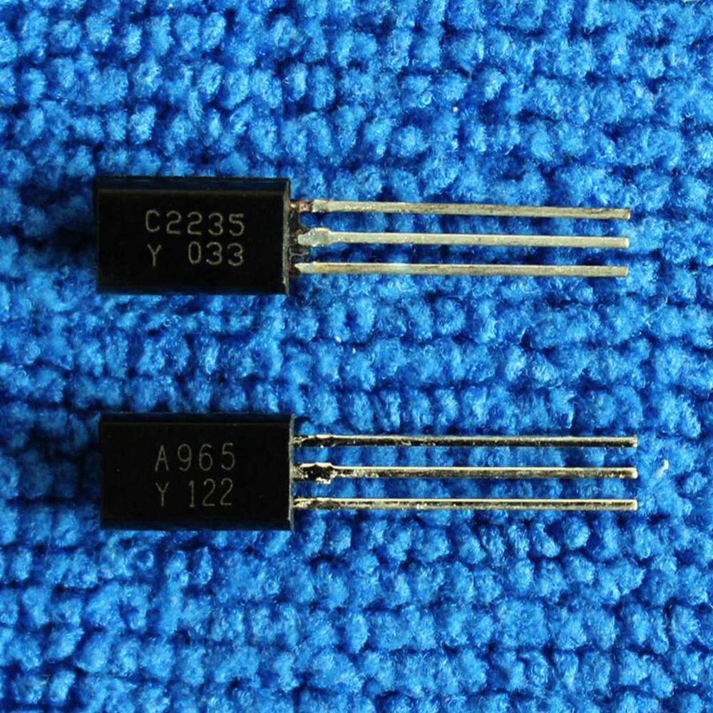 

5 пар 2SA965-Y/2SC2235-Y A965/C2235 аудиотранзисторы TO92 2SA965-Y + 2SC2235-Y A965-Y + C2235-Y 10 шт.