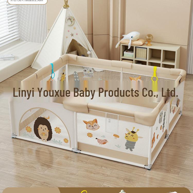 Indoor Baby Playpen & Floor Protection Fence for Small Apartments
