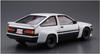 Aoshima Bunka Kyozai Die Tuned Car Serie 29 TRD AE86 Trueno N2 Spezifikation 1985 Plastikmodell 1/24 Nein. (Toyota)