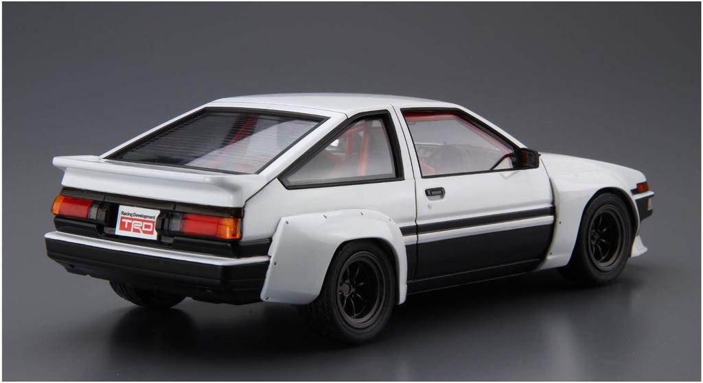 Aoshima Bunka Kyozai Die Tuned Car Serie 29 TRD AE86 Trueno N2 Spezifikation 1985 Plastikmodell 1/24 Nein. (Toyota)