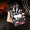 Racing Anime Initial D Phone Cases For IPhone 16 15 14 Plus 13 12 11 Pro Max Matte Oft Bumper Phone Cover