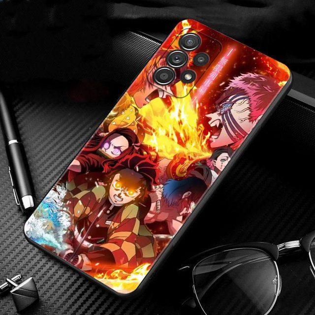 Husa Anime Demon Slayer Kimetsu pentru Samsung Galaxy A51 A71 A01 A11 A21 A21s A31 A41 A72 A52 A42 A32 A22 A12 A02 A02s F42 Shell