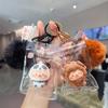 Hairball Capyabra Pig Plush Keychain Pvc Bag Simulation Animals Pendant  Home Decor