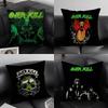 O-overkills  Rock Band Pillow Case  Plush Fabric Soft  Pillowcase Double Sided Print Cushion Cover Household Gifts
