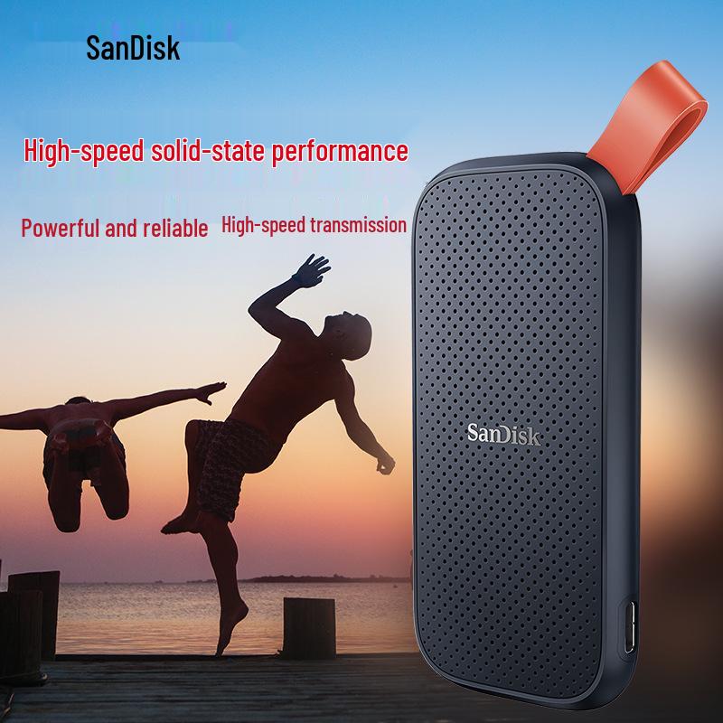 SanDisk E30 Portable SSD (480GB, 1TB, 2TB) High-Speed USB 3.1 Mini Drive for Phones & Computers