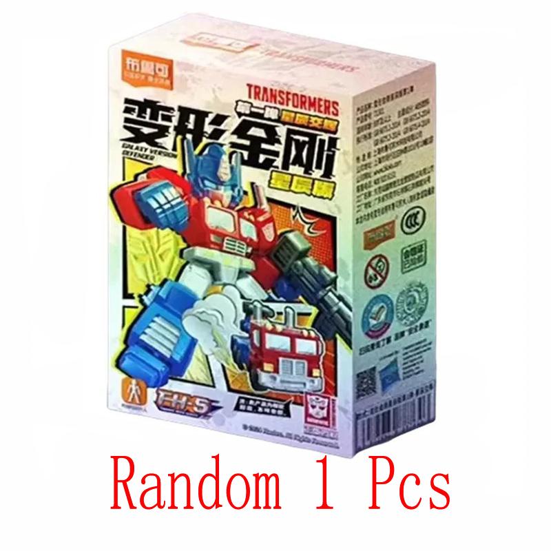Оригинальные Трансформеры Blind box Игрушки Версия Защитника 1 2 3 Оптимус Прайм Скриммер Бамблби Строительные Блоки Фигурка Действия