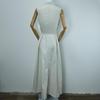 2025 Spring Women's Sleeveless Solid Color Dress with Zipper Waist and Pockets