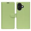 For iPhone 16 Stand Case Biobased Eco-Friendly RPET RPVB Slim Phone Cover with Wallet