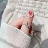 Adjustable Alphabet Rings: Trendy Japanese & Korean Student Accessories