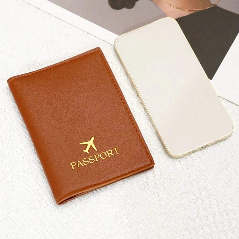 Multifunction PU Leather Passport Cover Travel Accessories Ticket Holder Passport Clip  Travel